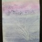 Painting Watercolour With The Technical Frost Theme Abstract 10x13 5/8in P14
