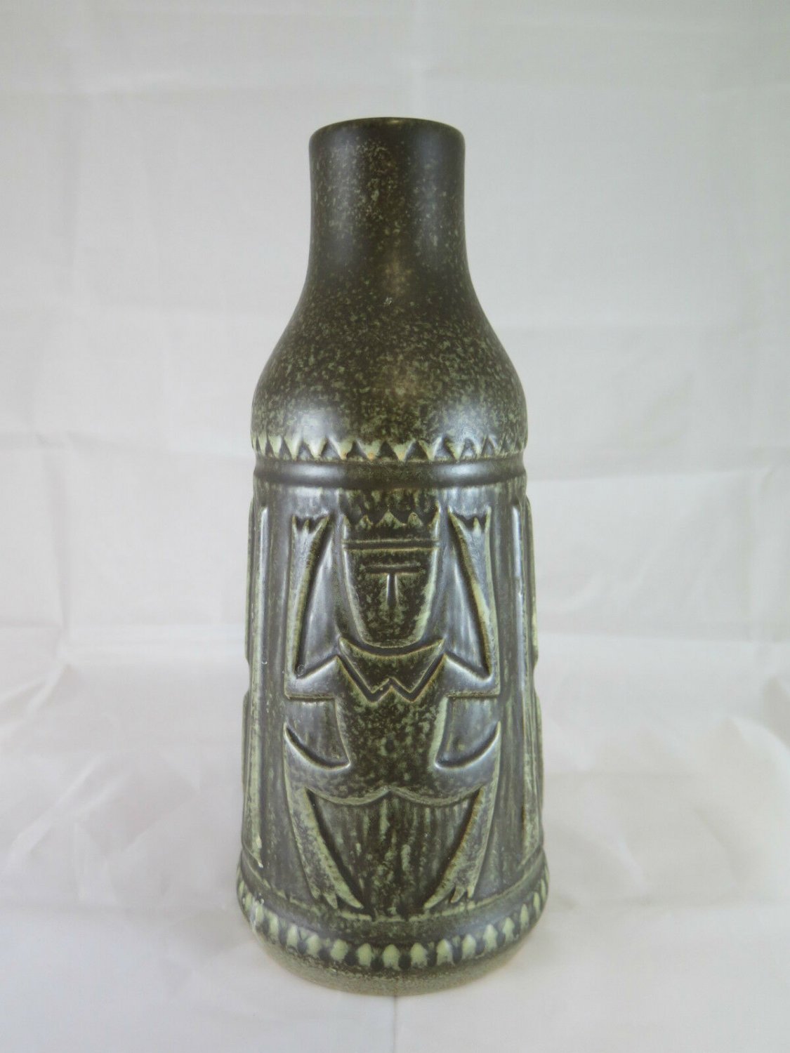 Vase Bottle IN Ceramic Bornholm Denmark Vintage Modern Antiques R29