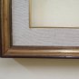 10 5/8x13in Old Frame For Paintings Painted Wooden Golden GR10