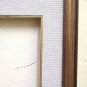10 5/8x13in Old Frame For Paintings Painted Wooden Golden GR10