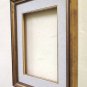 10 5/8x13in Old Frame For Paintings Painted Wooden Golden GR10