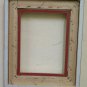 10 5/8x13in Old Frame For Paintings Painted Wooden Golden GR10