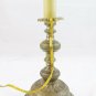 Table Lamp Desk Antique IN Metal Handcrafted A Embossed First 31.7oz10