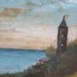 Campanile IN Hamlet Rollo Andora Savona Painting landscape Painting To oil vb2