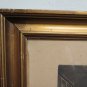Antique Incision Signed Carl Wedderkopp Painting with Frame Coeval engraving R97