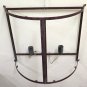 Large Wall Vintage Wrought Iron Forged by Hand Wall Lamp Ch