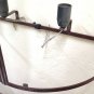 Large Wall Vintage Wrought Iron Forged by Hand Wall Lamp Ch