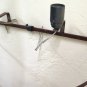 Large Wall Vintage Wrought Iron Forged by Hand Wall Lamp Ch