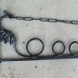Arm Wall Wrought Iron Bracket Pole Mount For Lampposts Or Other Ch