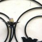Large Wall Vintage Wrought Iron Forged by Hand Design Lamp Ch