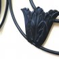 Large Wall Vintage Wrought Iron Forged by Hand Design Lamp Ch