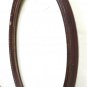 16 1/2x21 11/16in Old Frame Oval Wooden For Paintings Frame Vintage BM47