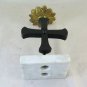 Candlestick With Cricifisso Old Portacendela Candlestick Cross Christ CH8