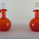 Cruet And Vinegar Dispenser Glass Colourful Vintage Half '900 Design Modern R117