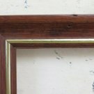 7 7/8x10 3/16in Old Frame For Paintings Antique Wooden Simple Linear BM37