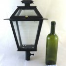 Old Post Wrought Iron Lantern Lamp Chandelier Artisan CH4