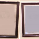 22 13/16x29 1/8in Couple Frames Vintage Wooden For Check Painted Mirror X11