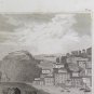 Engraving Antique Audot Edit. Grundmann Del. & Aubert Inc.Scilla Calabria VS11