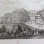 Engraving Antique Audot Edit. Grundmann Del. & Aubert Inc.Scilla Calabria VS11