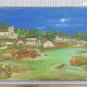 Old Painting Naif Painting oil On Board Tuscany Italian Second '900 VG