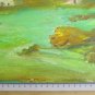 Old Painting Naif Painting oil On Board Tuscany Italian Second '900 VG