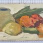Nature Still Painting oil On Board Signed Painting Original Vintage Italy VG
