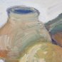 Nature Still Painting oil On Board Signed Painting Original Vintage Italy VG