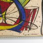 Painting Abstract Vintage Painting Signed Reynaud Painter Piedmont Italy Bsn