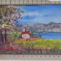 34 Small Painted oil Board landscape Views Vintage Painting Miniature X13 And