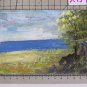 34 Small Painted oil Board landscape Views Vintage Painting Miniature X13 And