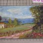 34 Small Painted oil Board landscape Views Vintage Painting Miniature X13 And