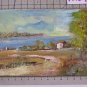 34 Small Painted oil Board landscape Views Vintage Painting Miniature X13 And