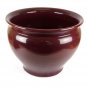 Large Jar Ceramics Cachepot Cache-Pot Red Ox Blood R137