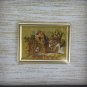5 Small Frames Wood With Prints On Metal Precious IN Tribute VN12