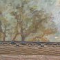 Painting Antique oil Board landscape France Frame Art Nouveau Beginning 900 BM46