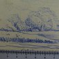Old Drawing Sketch landscape Emiliano Painter G.Pancaldi Modena P28.10
