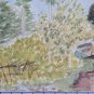 Small Painting To Watercolour Beginning Century landscape Woodland Swiss BM53.6D