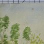 Small Painting To Watercolour Beginning Century landscape Woodland Swiss BM53.6D