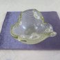 Ashtray Glass Mesh Bracelet Mens Shell 1960 Vintage Glass Ashtray R16