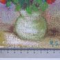 3 7/8x5 7/8in Painting Blossom Small Painting oil Signed Vintage Floral X13