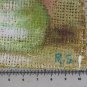 3 7/8x5 7/8in Painting Blossom Small Painting oil Signed Vintage Floral X13