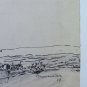 Drawing Antique View Firmat Trouvasier Dated 27 France Europe BM53.5C