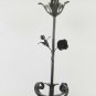 Table Lamp Wrought Iron Art Lampshade Vintage Artisan CH2