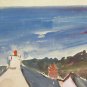 Old Painting Watercolour On paper landscape French View France BM53.2