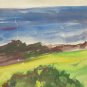 Old Painting Watercolour On paper landscape French View France BM53.2