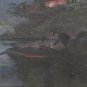 Painting Antique landscape Night View lake Moon Night Painting with Frame X8
