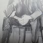 Drawing Antique Pencil On paper Sketch Studio For A Man Sitting 1950 P28