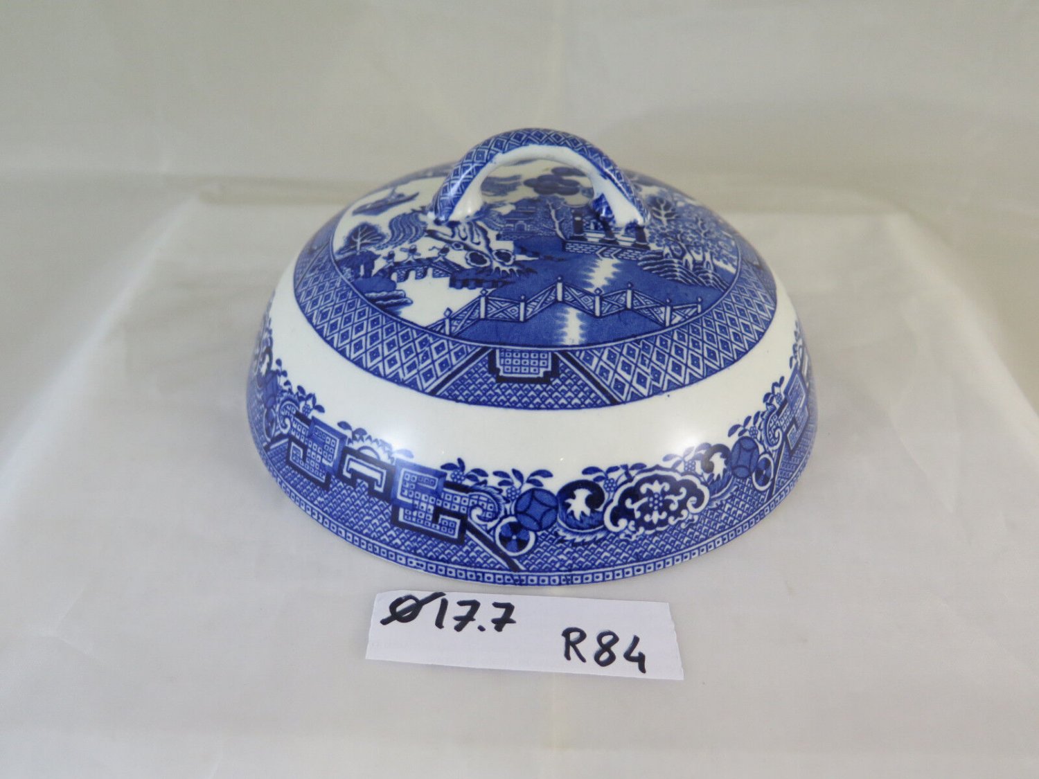 Lid For Soup Tureen IN Ceramic Willow England First 900 R84