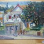 View of A Country Spanish Style Impressionist Old Painting MD1