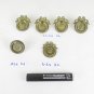 6 Handles Round Bronze Style Louis XV for Furniture Antique DORATEX4